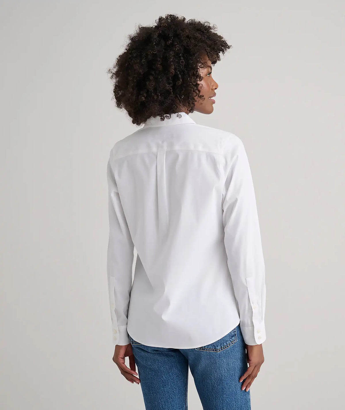 Wrinkle-Free Stretch Cotton Bella Shirt - FINAL SALE