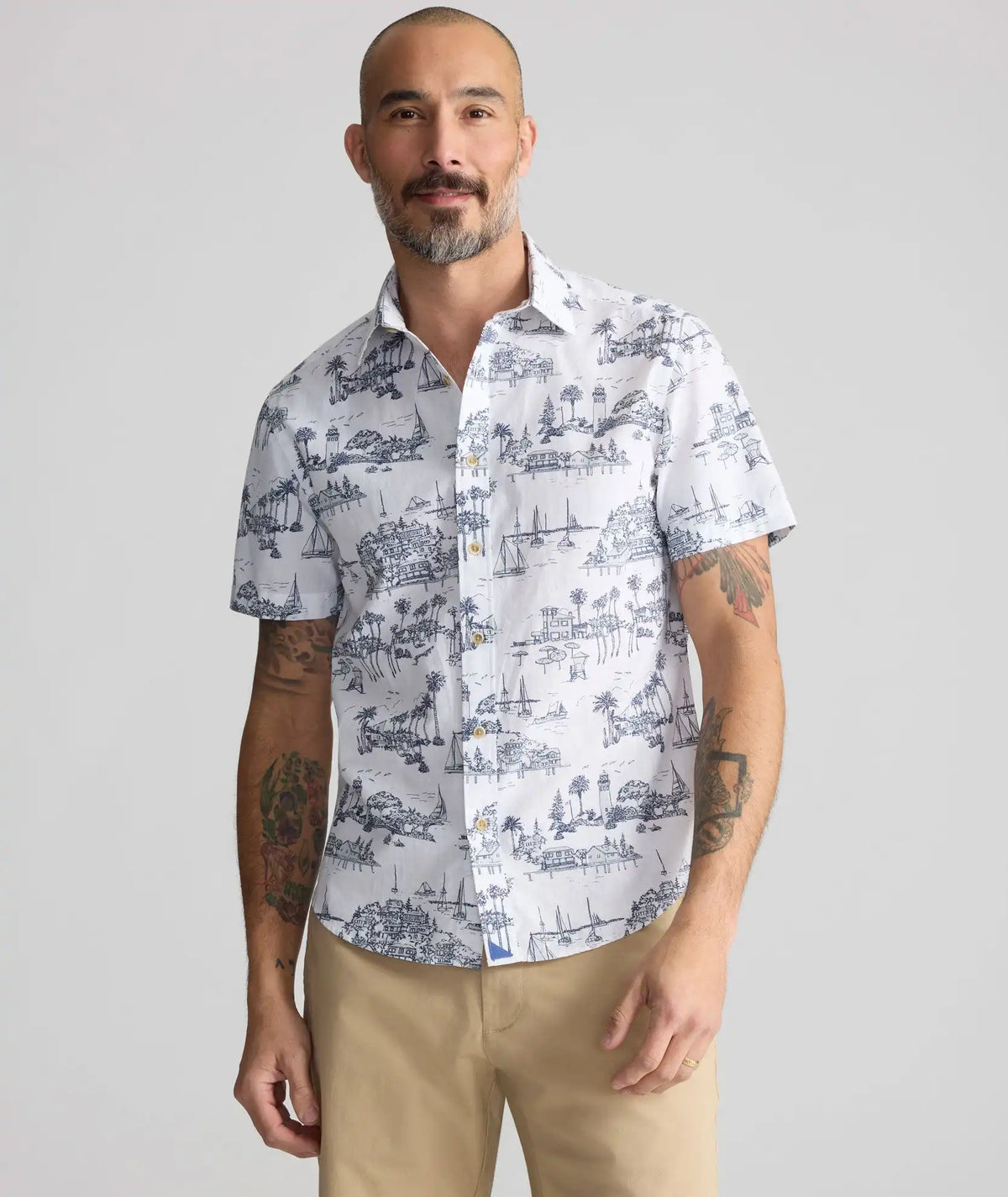 Vintage Wash Short-Sleeve Dunaway Shirt