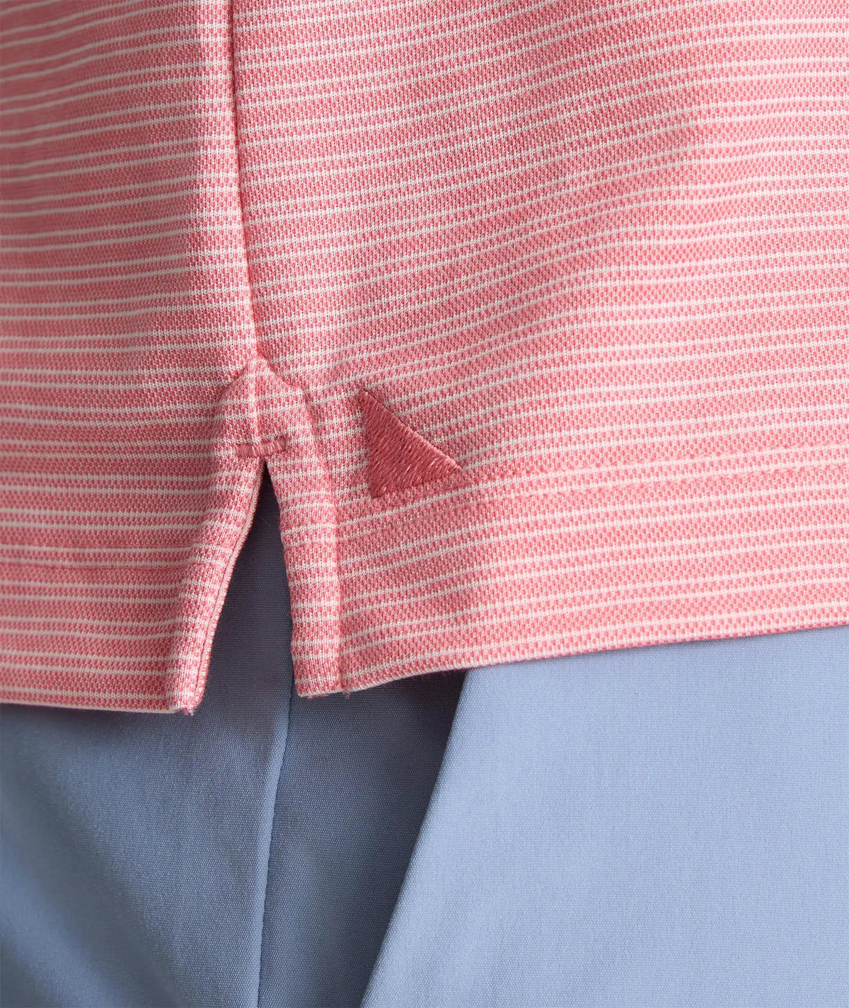 Striped Performance Polo