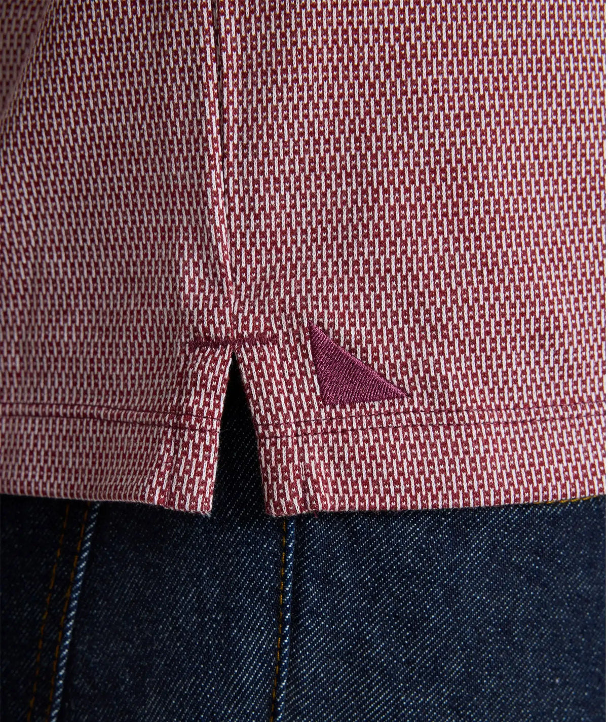 Textured Cotton Polo