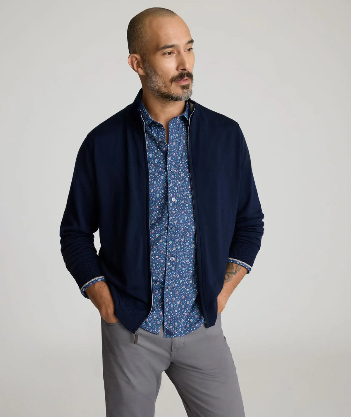 NATIVA™ Wool Full-Zip Sweater - FINAL SALE