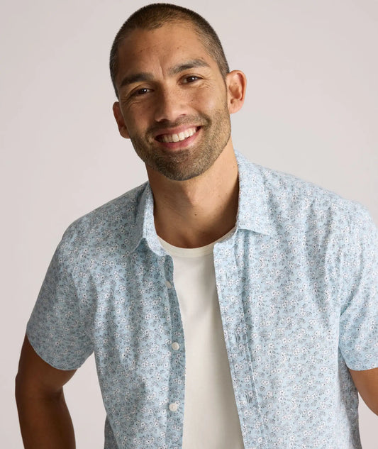 Stretch Cotton Short-Sleeve Ashford Shirt