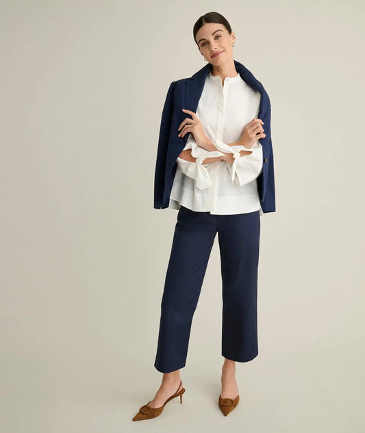 Stretch Twill Ava Cropped Pant