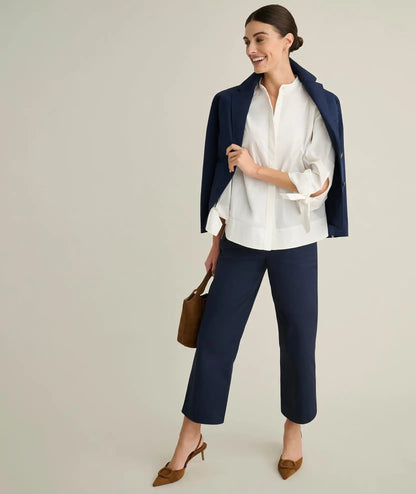 Stretch Twill Ava Cropped Pant