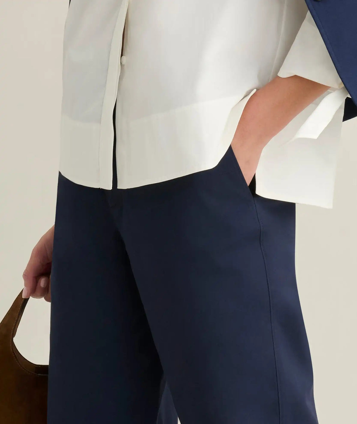 Stretch Twill Ava Cropped Pant