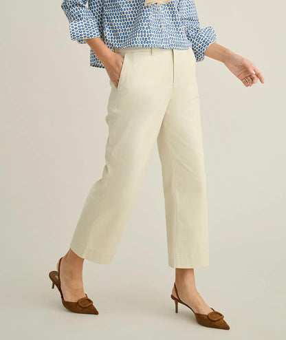 Stretch Twill Ava Cropped Pant
