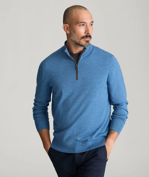 Merino Wool Quarter-Zip Sweater - FINAL SALE