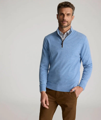 Merino Wool Quarter-Zip Sweater - FINAL SALE