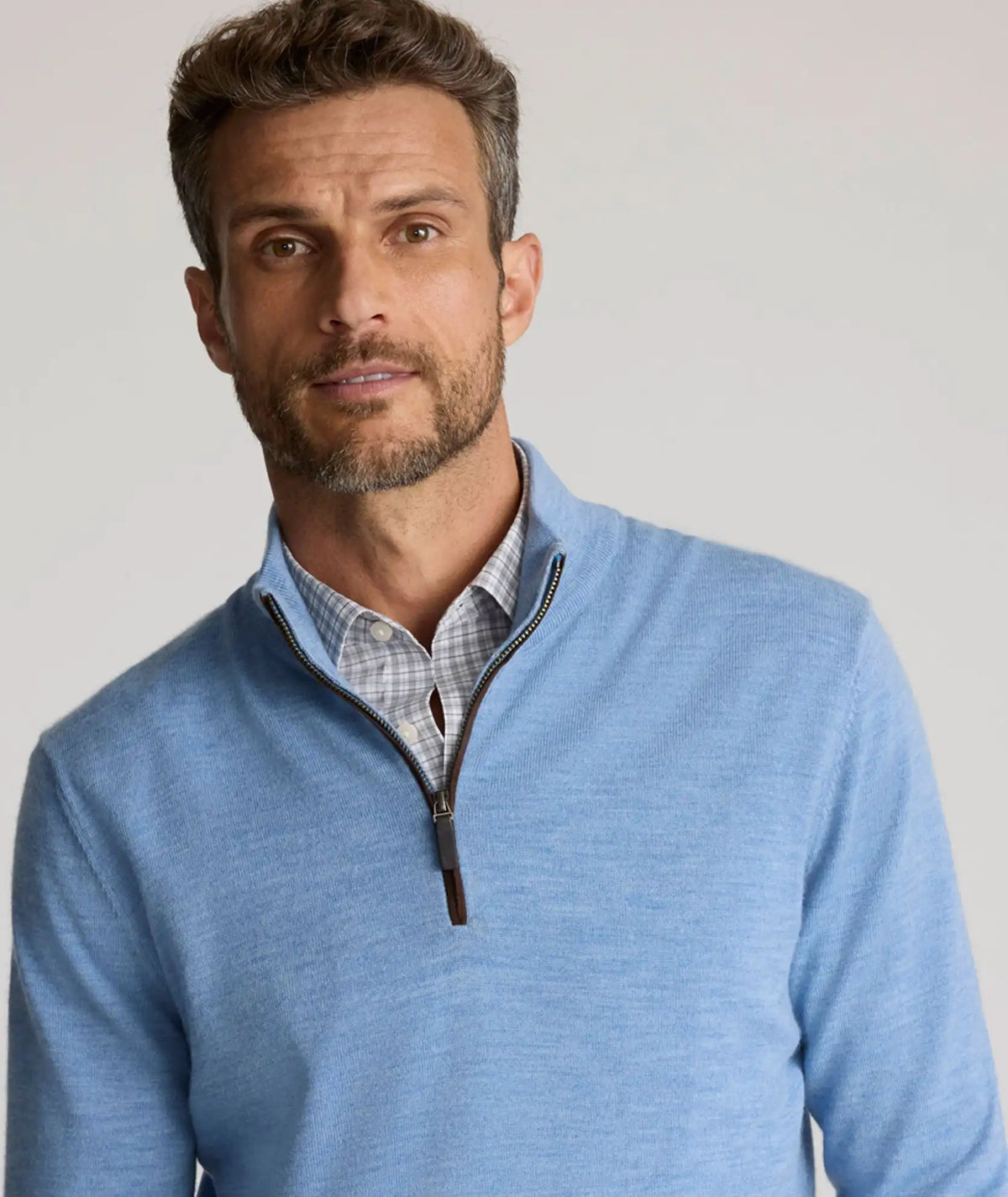 Merino Wool Quarter-Zip Sweater - FINAL SALE