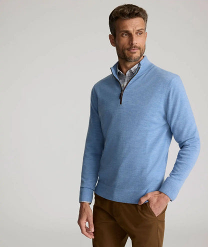 Merino Wool Quarter-Zip Sweater - FINAL SALE