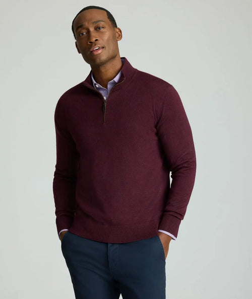 Merino Wool Quarter-Zip Sweater - FINAL SALE