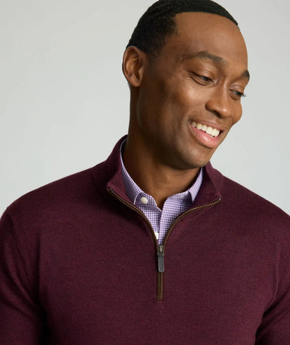 Merino Wool Quarter-Zip Sweater - FINAL SALE