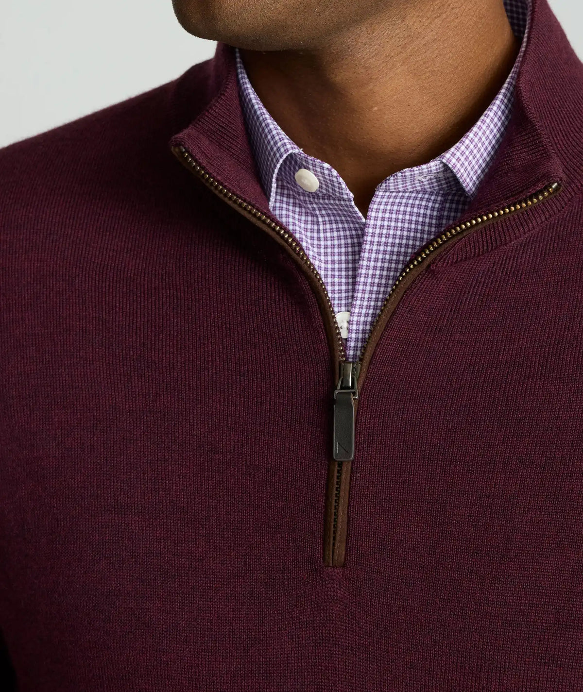 Merino Wool Quarter-Zip Sweater - FINAL SALE