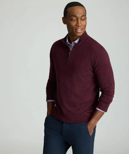 Merino Wool Quarter-Zip Sweater - FINAL SALE
