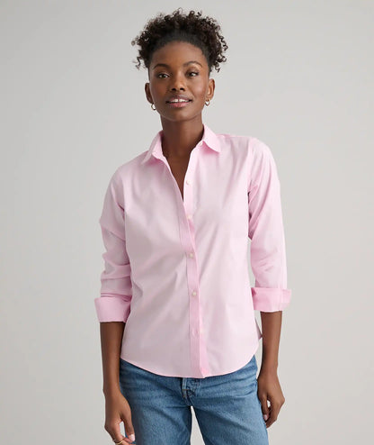 Wrinkle-Free Stretch Cotton Bella Shirt