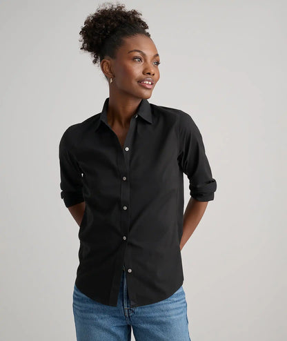 Wrinkle-Free Stretch Cotton Bella Shirt