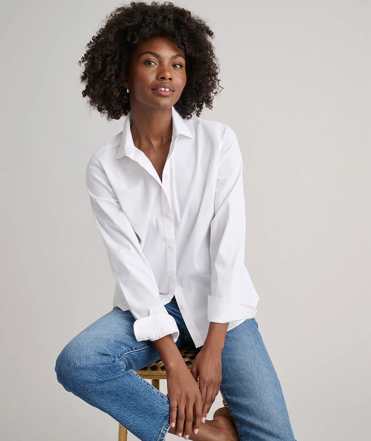 Wrinkle-Free Stretch Cotton Bella Shirt - FINAL SALE