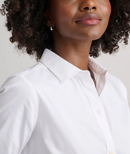 Wrinkle-Free Stretch Cotton Bella Shirt - FINAL SALE