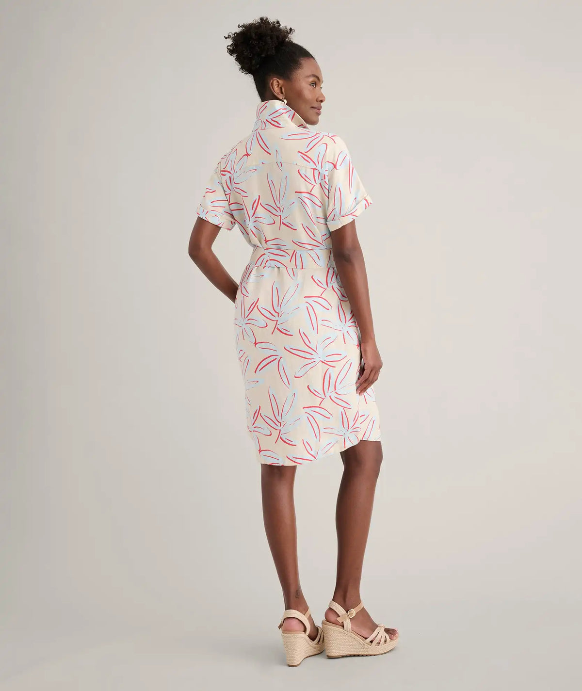 Linen Blend Betty Dress