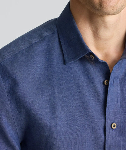 Wrinkle-Resistant Linen Short-Sleeve Cameron Shirt