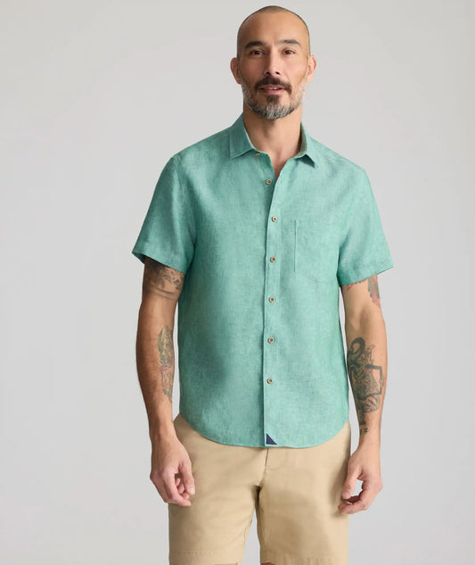 Wrinkle-Resistant Linen Short-Sleeve Cameron Shirt
