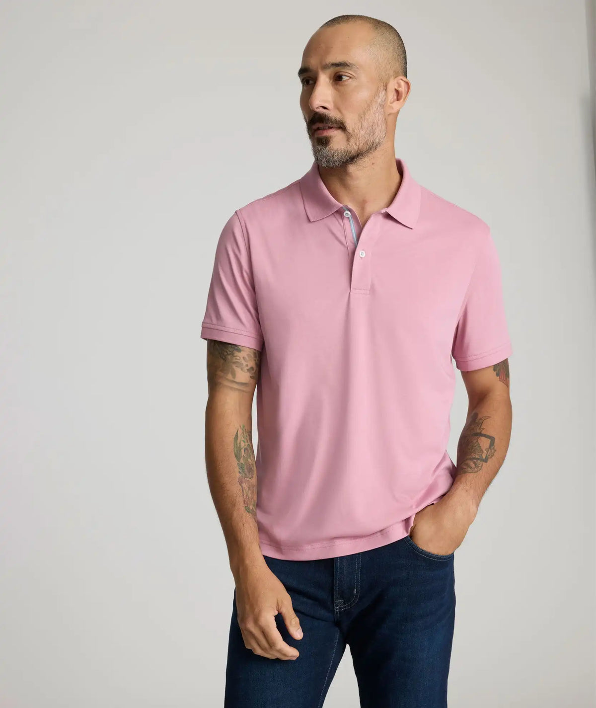 Wrinkle-Free Damaschino Polo - FINAL SALE