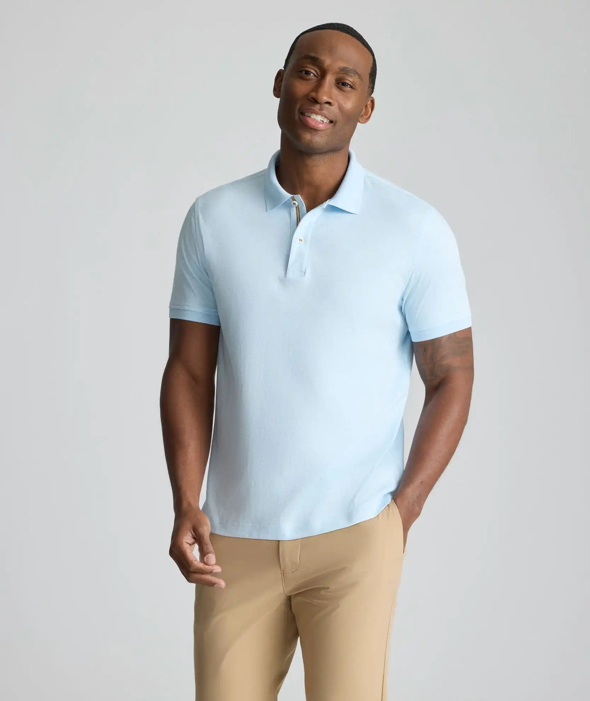 Wrinkle-Free Damaschino Polo - FINAL SALE