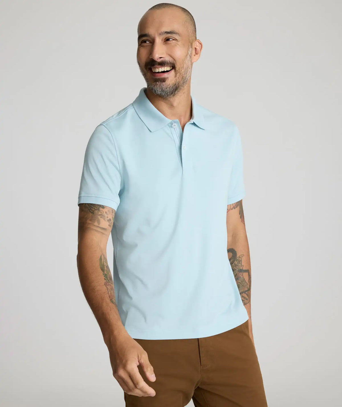 Wrinkle-Free Damaschino Polo - FINAL SALE