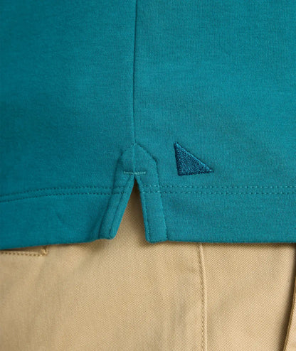 Wrinkle-Free Damaschino Long-Sleeve Polo - FINAL SALE