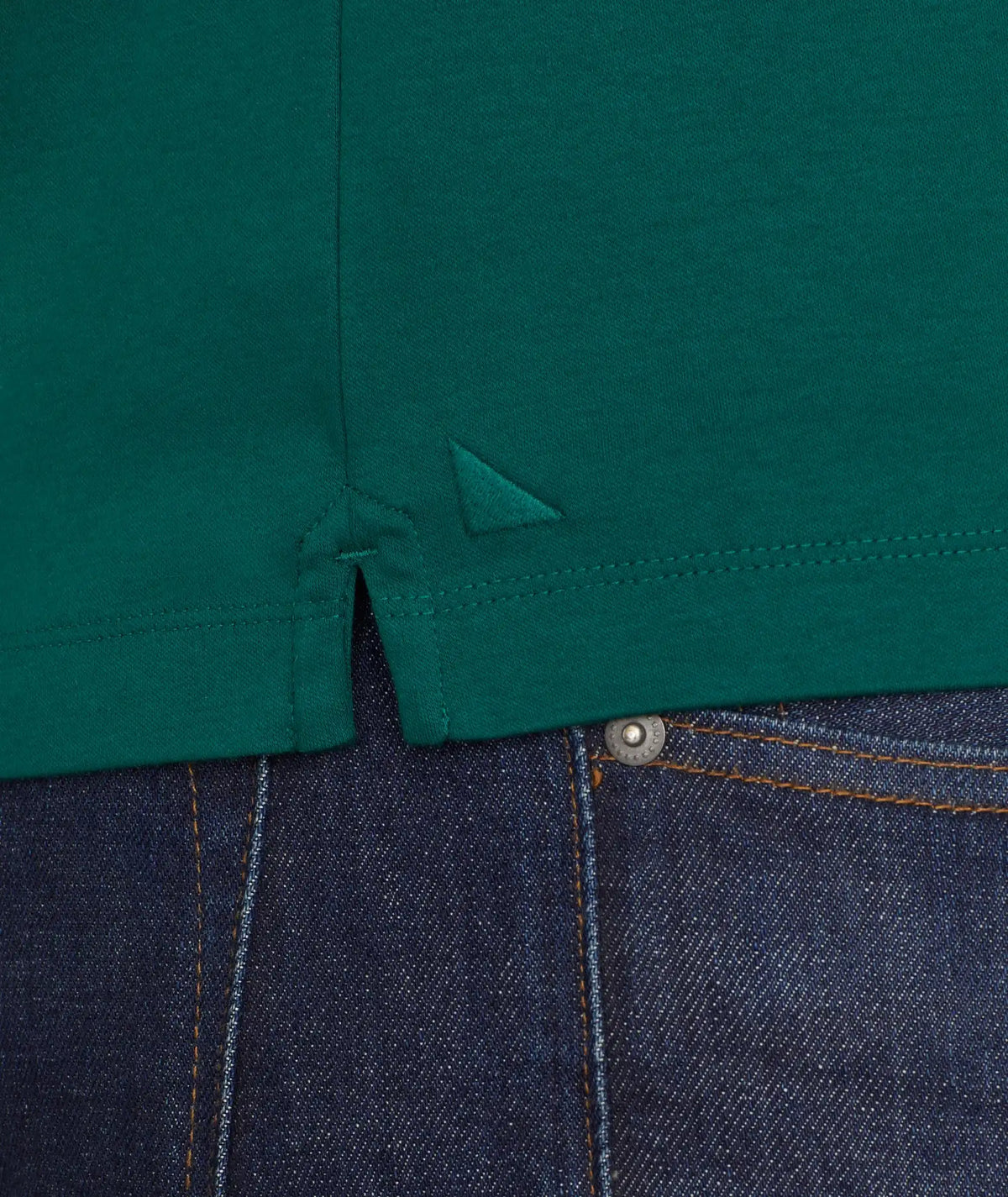 Wrinkle-Free Long-Sleeve Damaschino Polo - FINAL SALE
