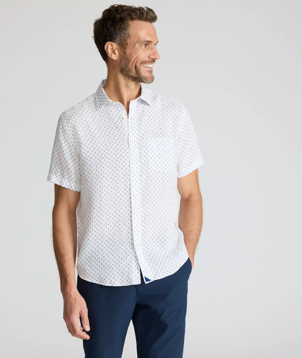 Linen Short-Sleeve Dixon Shirt