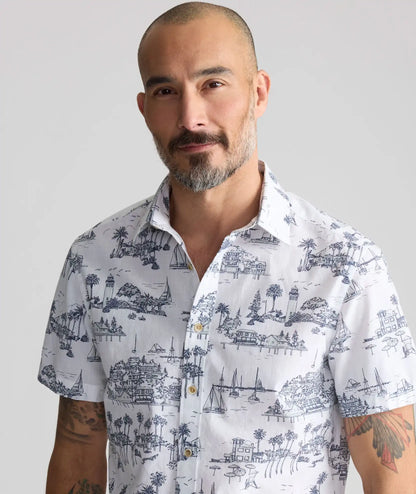 Vintage Wash Short-Sleeve Dunaway Shirt