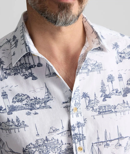 Vintage Wash Short-Sleeve Dunaway Shirt