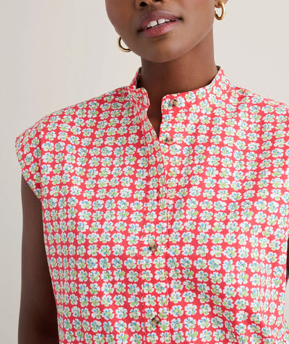 Cotton Poplin Drawstring Elsa Shirt