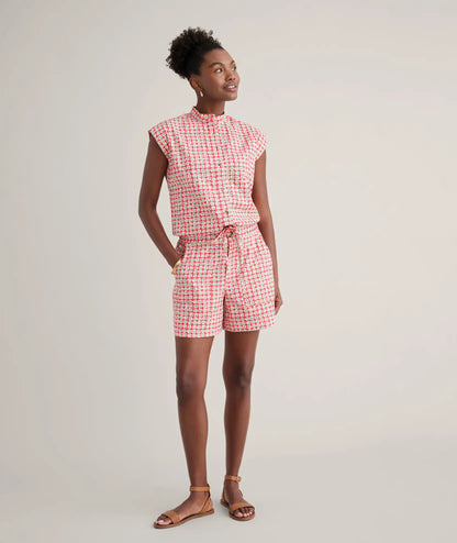 Cotton Poplin Drawstring Elsa Shirt