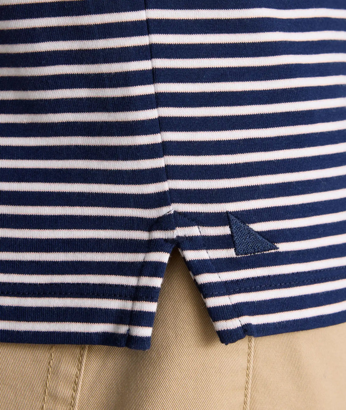 Striped Jersey Performance Polo - FINAL SALE