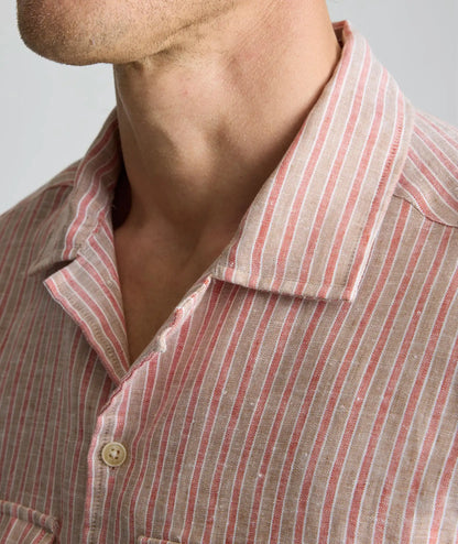 Wrinkle-Resistant Linen Short-Sleeve Finnegan Shirt