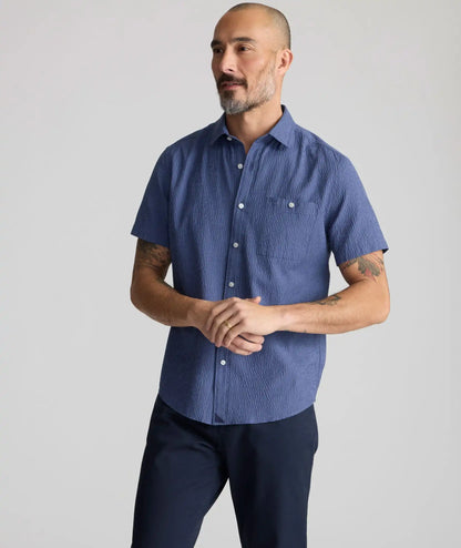 Performance Seersucker Short-Sleeve Shirt