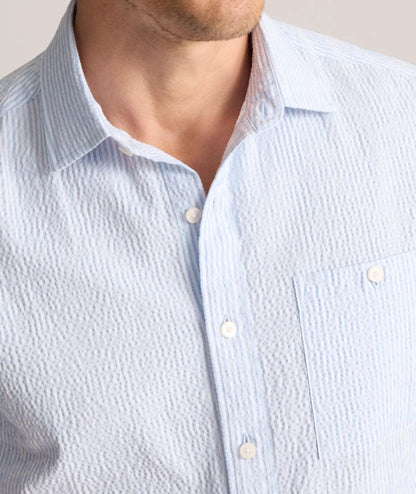 Performance Seersucker Short-Sleeve Shirt