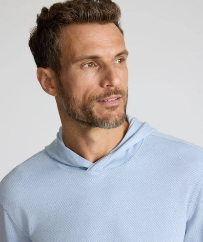 Textured Knit Hoodie