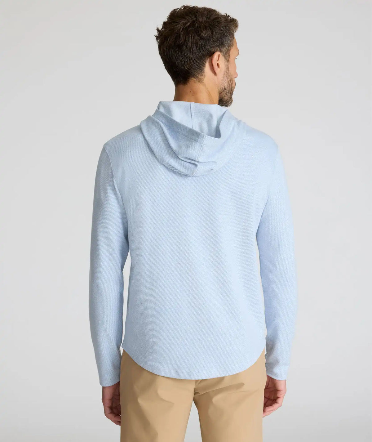 Textured Knit Hoodie