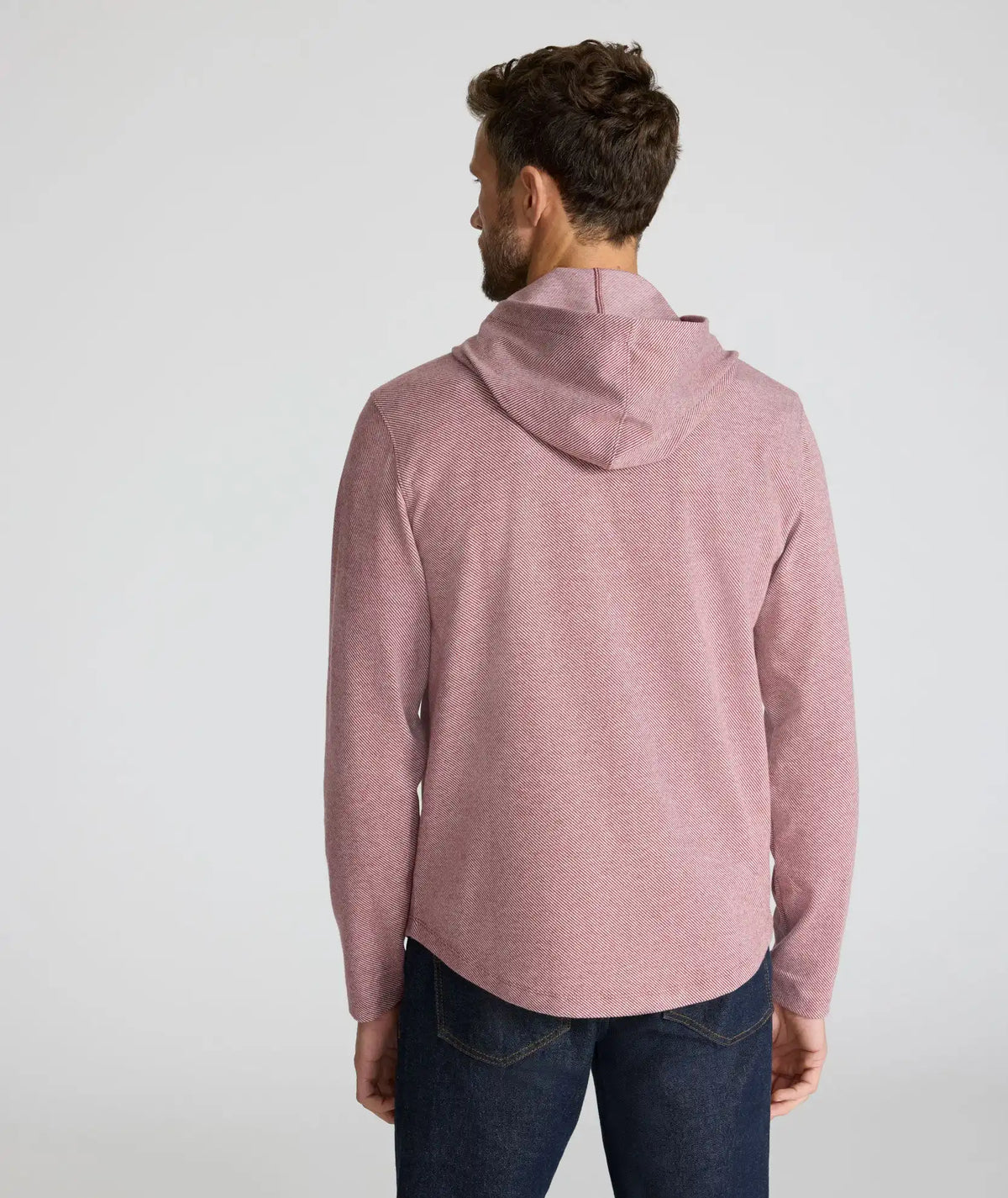 Textured Knit Hoodie