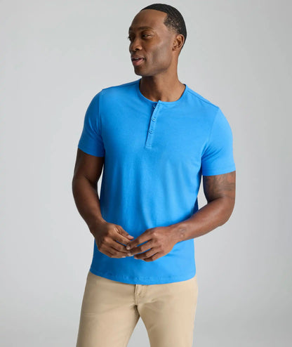 EcoSoft™ Short-Sleeve Henley - FINAL SALE