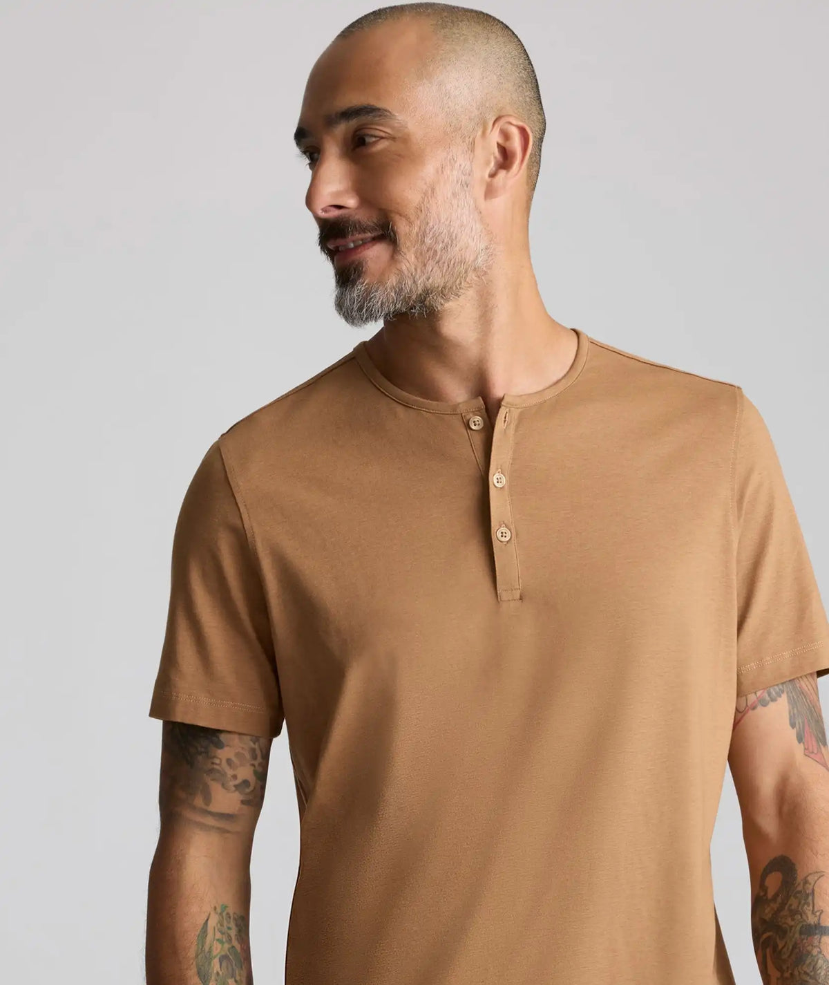EcoSoft™ Short-Sleeve Henley - FINAL SALE