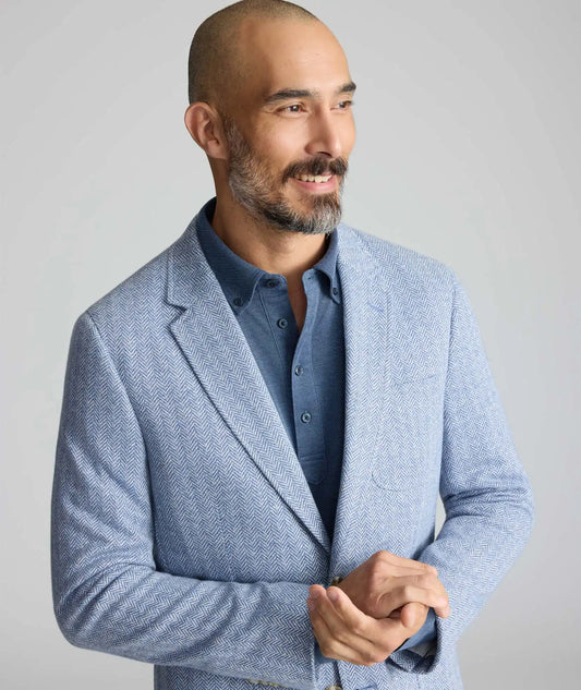 Italian Cotton-Linen Knit Holstein Sport Coat