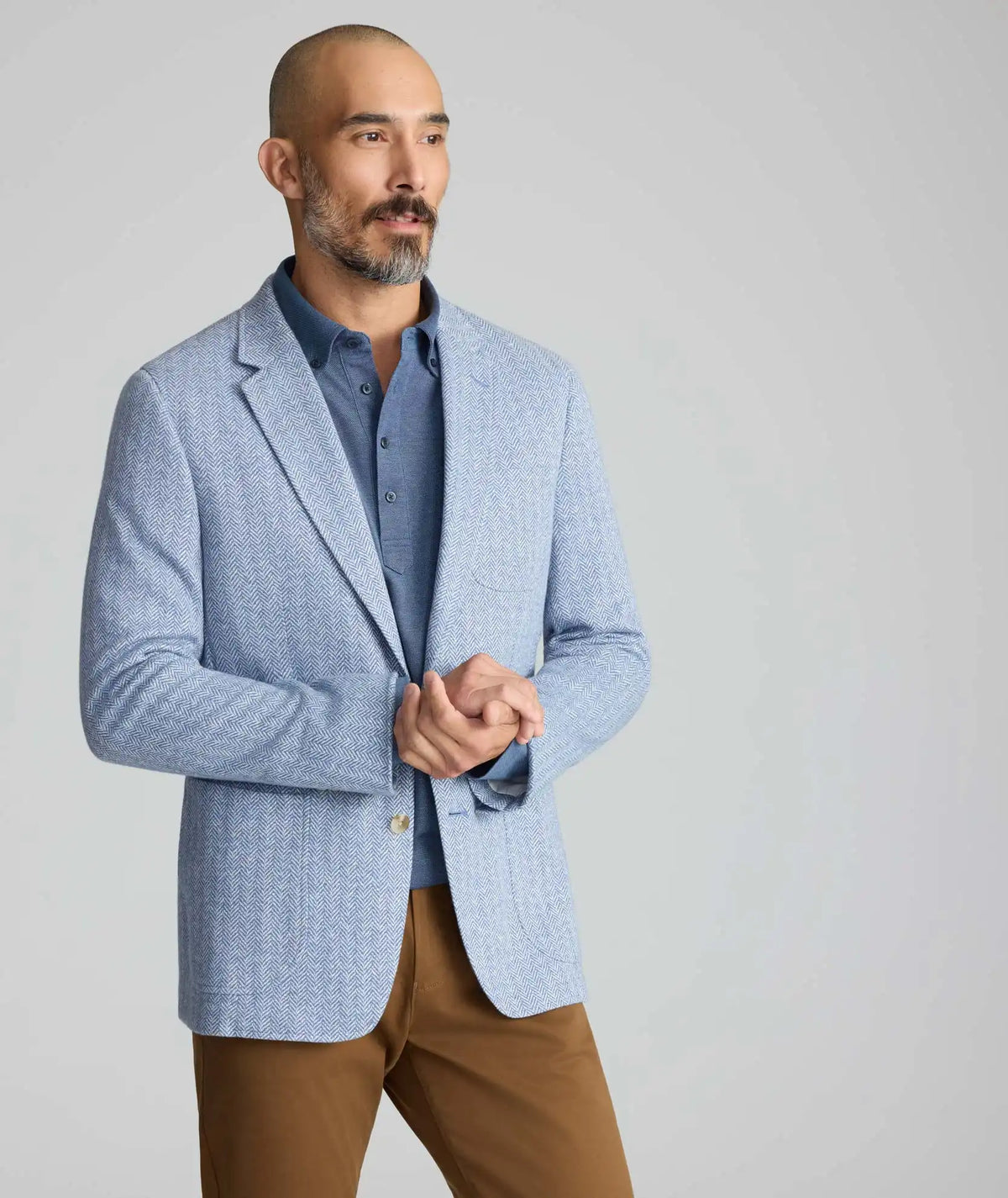 Italian Cotton-Linen Knit Holstein Sport Coat