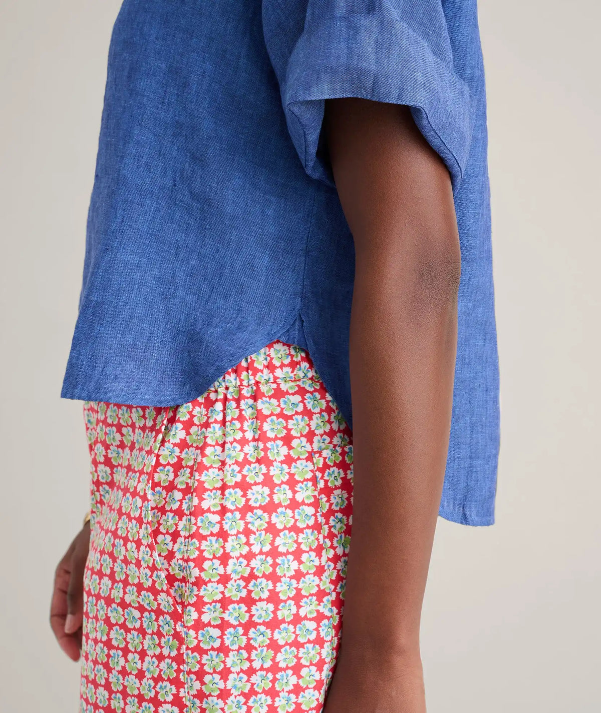 Linen Popover Untucked Ivy Shirt
