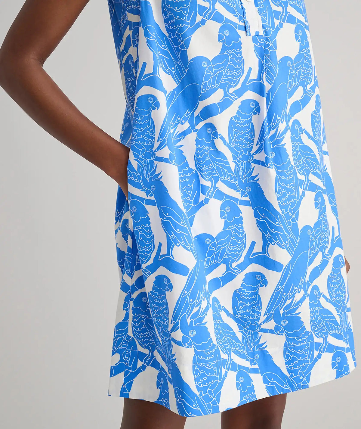 Stretch Cotton Printed Jordan Dress