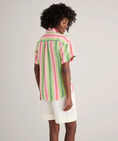 Linen Short Sleeve Juno Shirt