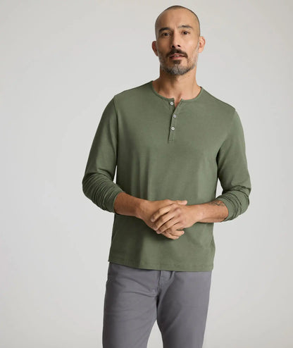 EcoSoft™ Henley - FINAL SALE